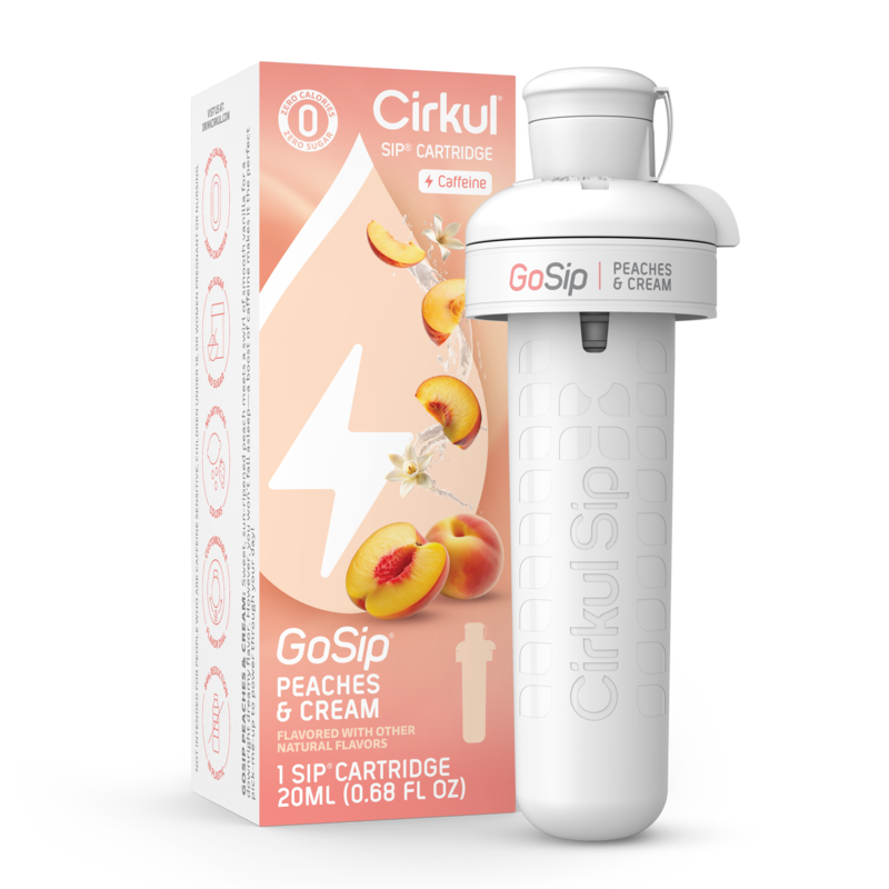 Photo of GoSip® Peaches & Cream water enhancer cartridge