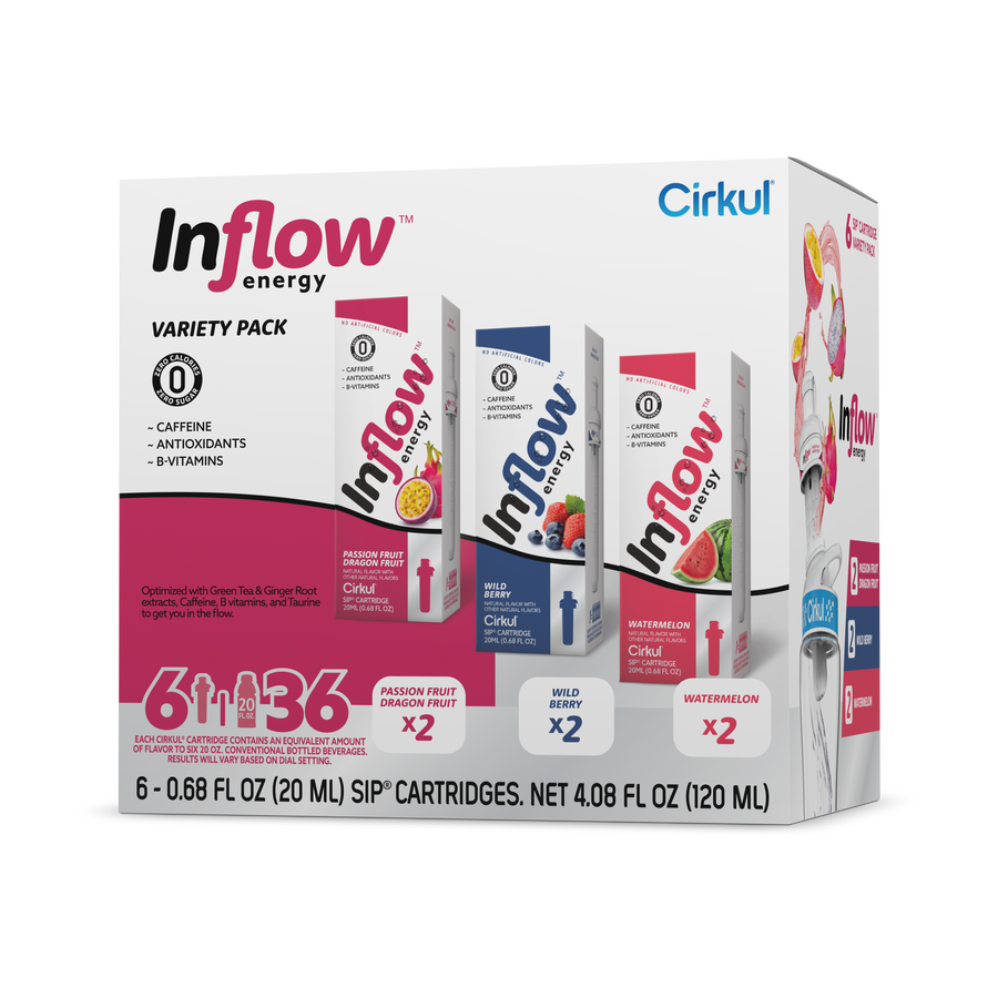 Inflow Energy® 6-Pack Variety Pack - Taste Booster