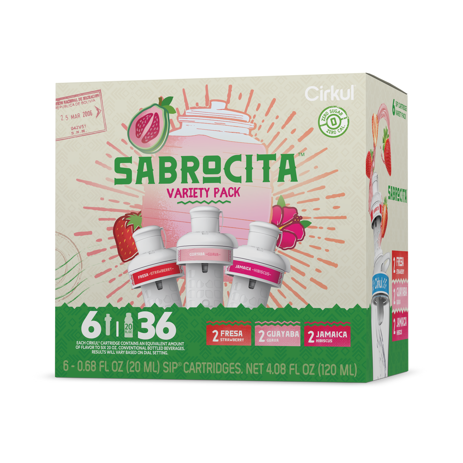 Sabrocita® 6-Pack Variety Pack | Infusion Cartridge