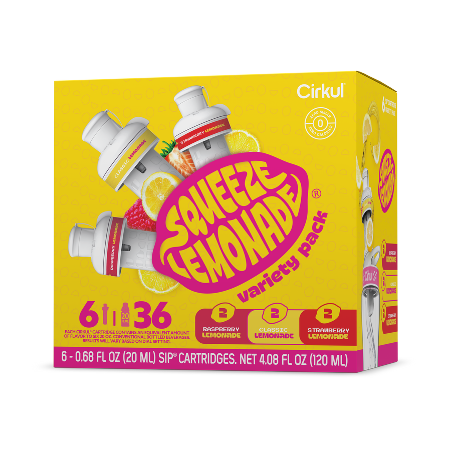 Squeeze Lemonade® 6-Pack Variety Pack - Hydration System