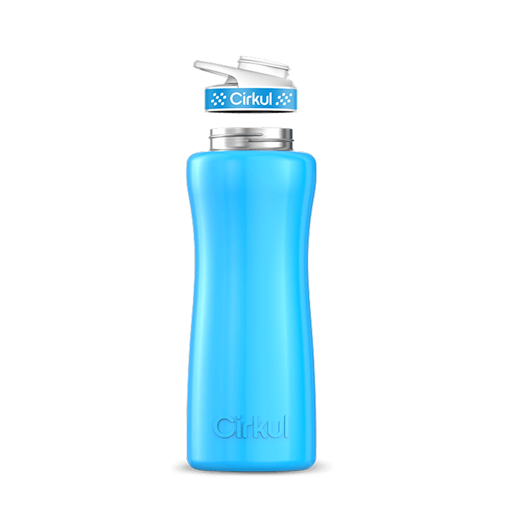 Photo of 32oz. Stainless Steel Bottle & Comfort Grip Lid water enhancer cartridge