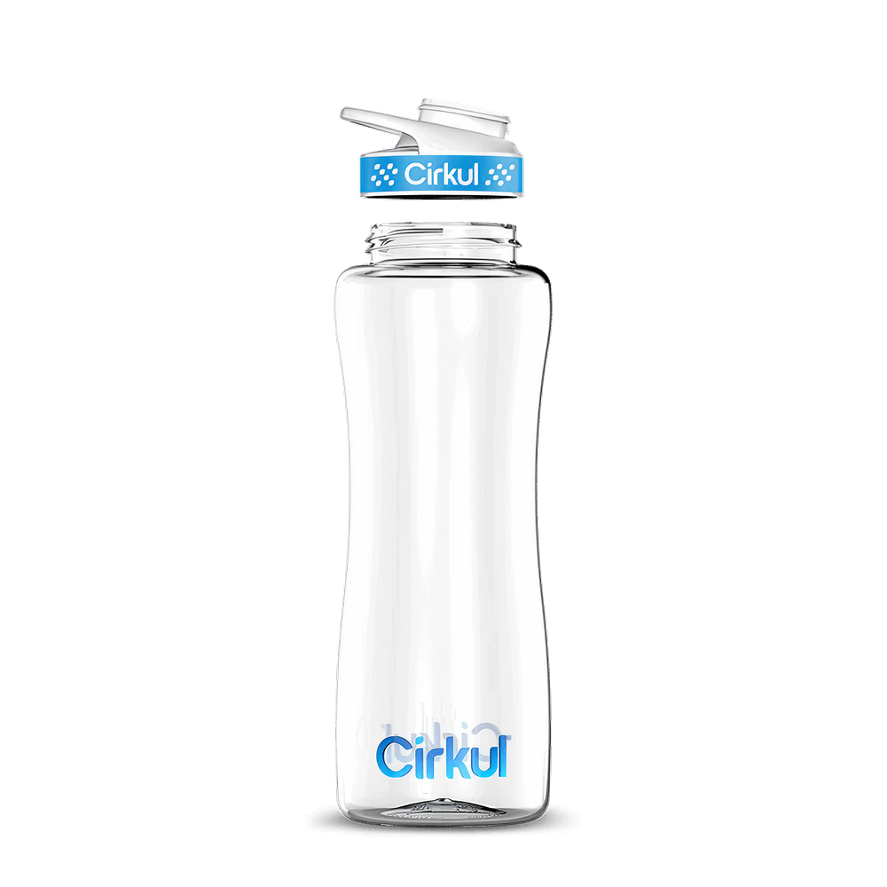 32oz. Plastic Bottle & Comfort Grip Lid product image - hydration flavor cartridge