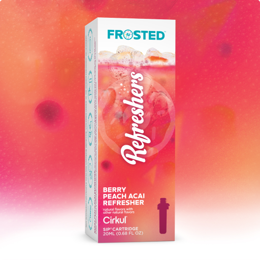 Frosted Refreshers | Berry Peach Acai Refresher - Drink Mix Pod