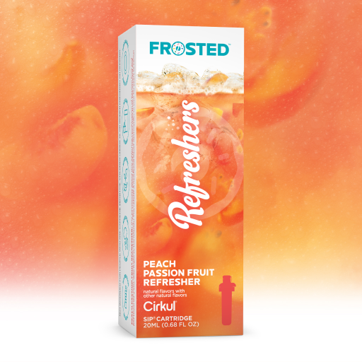 Frosted Refreshers | Peach Passion Fruit Refresher | Daily Hydration