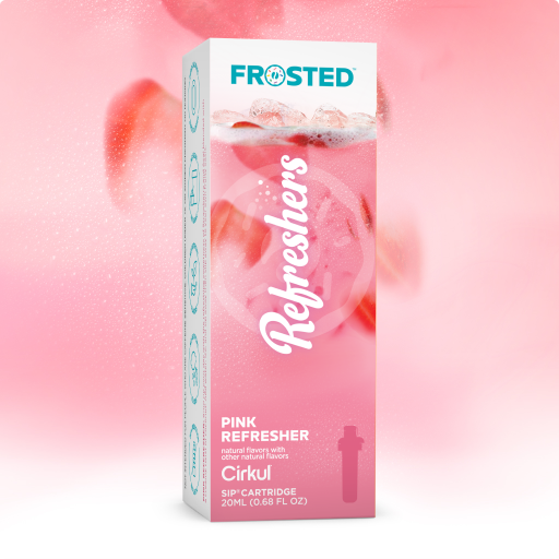 Frosted Refreshers | Pink Refresher flavor cartridge for Cirkul bottles