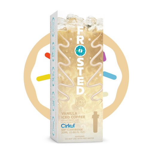 Frosted | Vanilla Iced Coffee product image - hydration flavor cartridge