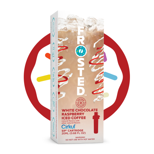Frosted | White Chocolate Raspberry Iced Coffee - Cirkul compatible flavor pod photo