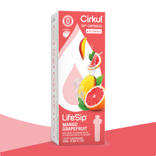 Photo of LifeSip Mango Grapefruit (Stevia) water enhancer cartridge