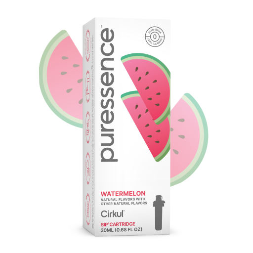 Puressence | Watermelon (Unsweetened) flavor cartridge for Cirkul bottles